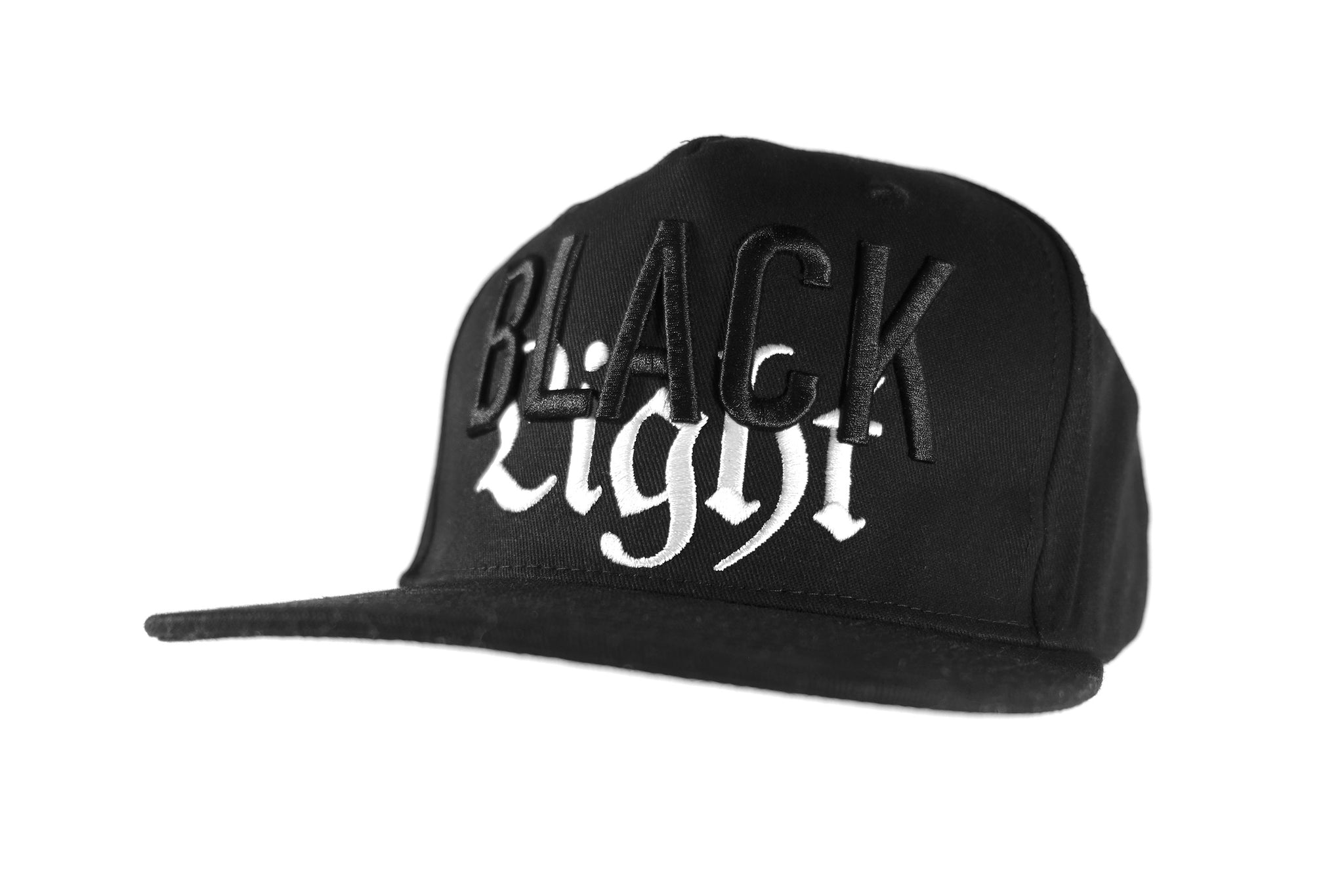 Black Light Snapback Cap